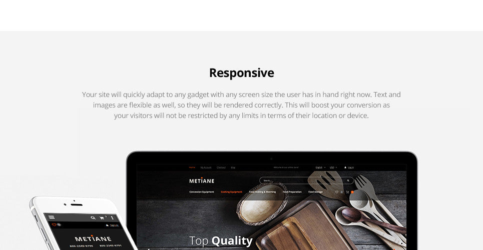 kitchen supplies Magento Website Design - GoWebBaby.Com