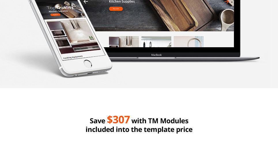 kitchen supplies Magento Website Design - GoWebBaby.Com