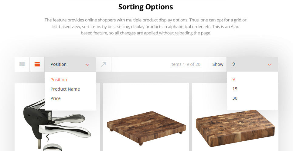 kitchen supplies Magento Website Design - GoWebBaby.Com