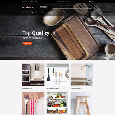 kitchen supplies Magento Website Design - GoWebBaby.Com