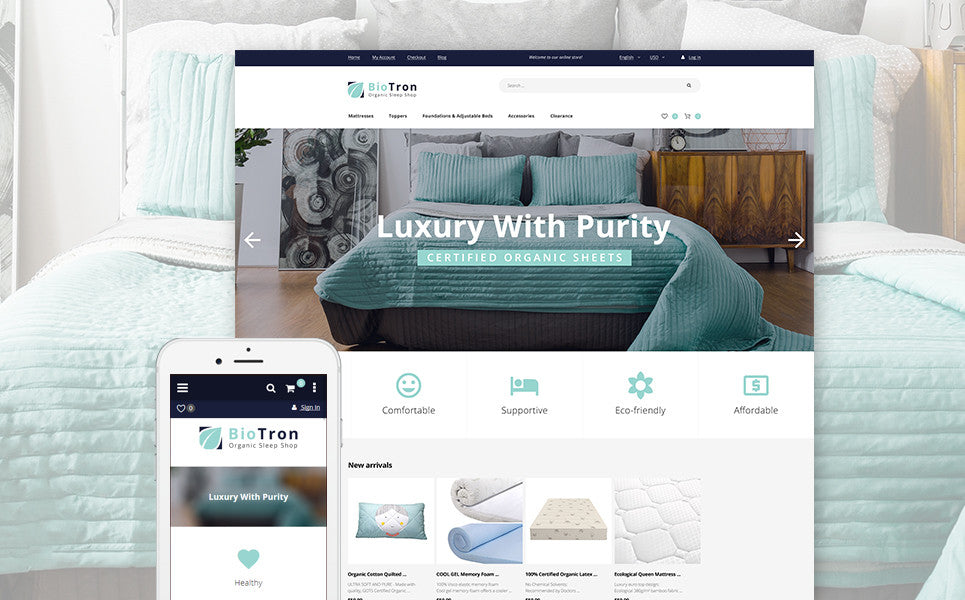 Home Accessories Magento Website Design - GoWebBaby.Com
