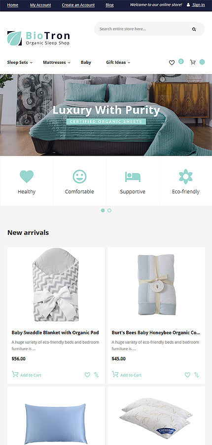 Home Accessories Magento Website Design - GoWebBaby.Com