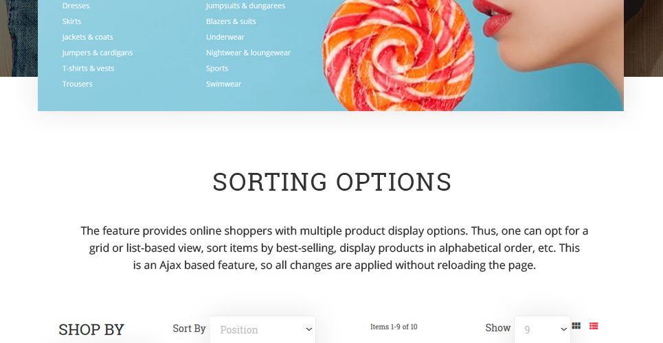 Clothes and trendy Fashion Items Magento Website Design - GoWebBaby.Com