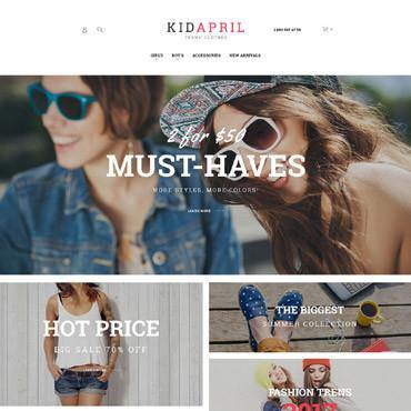 Clothes and trendy Fashion Items Magento Website Design - GoWebBaby.Com