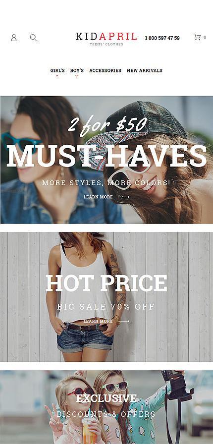 Clothes and trendy Fashion Items Magento Website Design - GoWebBaby.Com