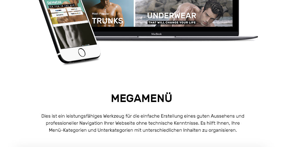 Mens Swimming Clothing - Magento Website Design - GoWebBaby.Com