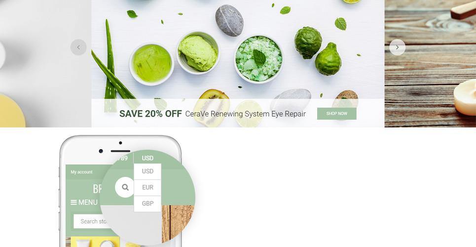 Beauty Products - Shopify Themes - GoWebBaby.Com