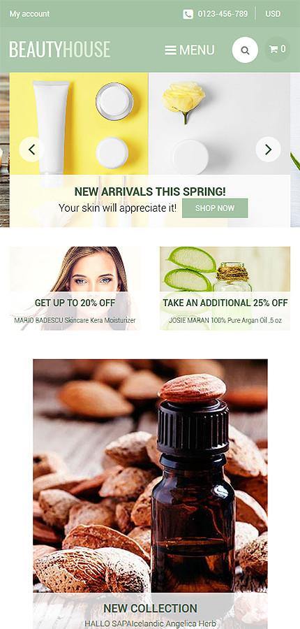 Beauty Products - Shopify Themes - GoWebBaby.Com