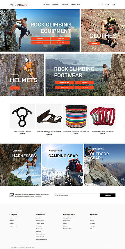 Travel Supplies Store Magento 2 Website Design - GoWebBaby.Com