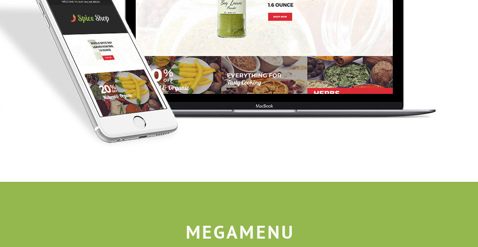 Spice Shop - Magento Website Design - GoWebBaby.Com