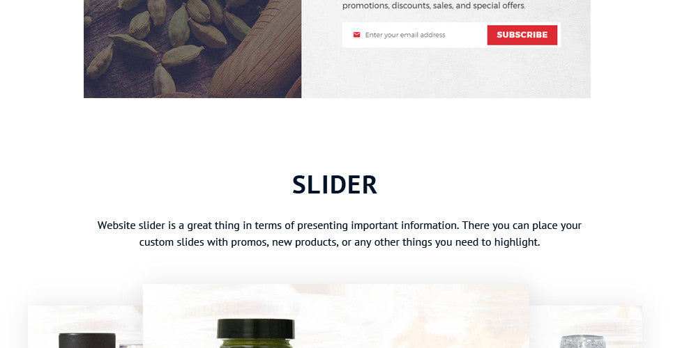Spice Shop - Magento Website Design - GoWebBaby.Com