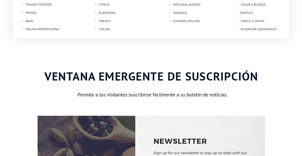 Spice Shop - Magento Website Design - GoWebBaby.Com