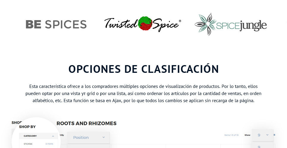 Spice Shop - Magento Website Design - GoWebBaby.Com