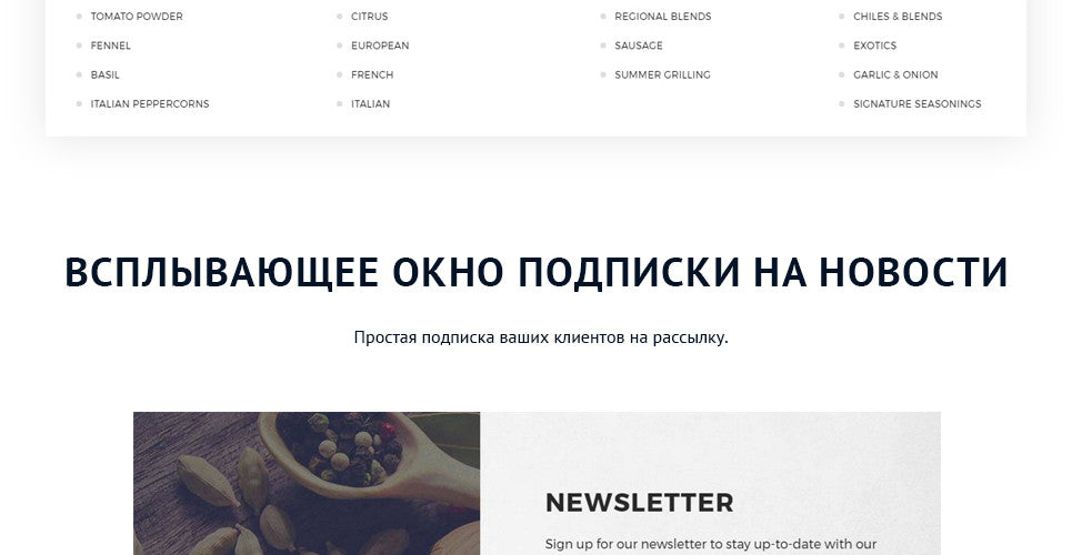 Spice Shop - Magento Website Design - GoWebBaby.Com