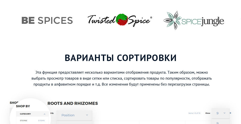 Spice Shop - Magento Website Design - GoWebBaby.Com