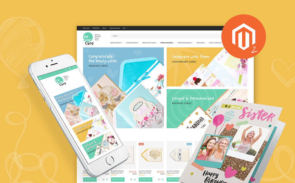 Gift Card Magento Website Design - GoWebBaby.Com
