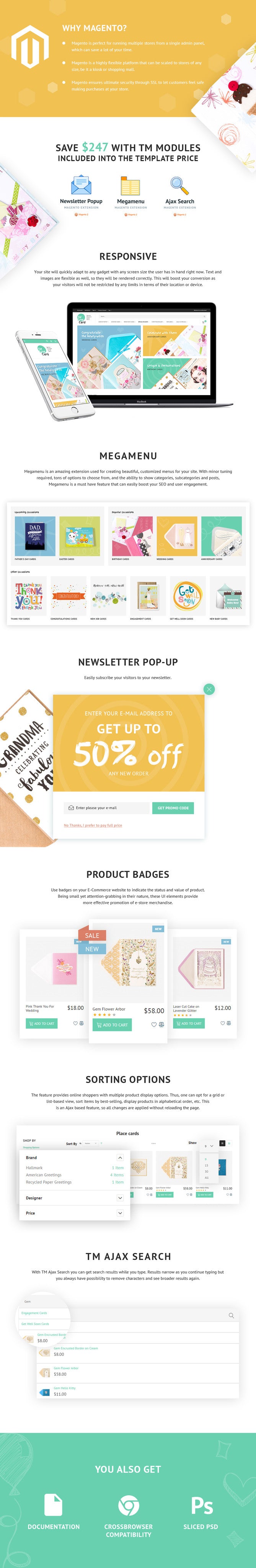 Gift Card Magento Website Design - GoWebBaby.Com
