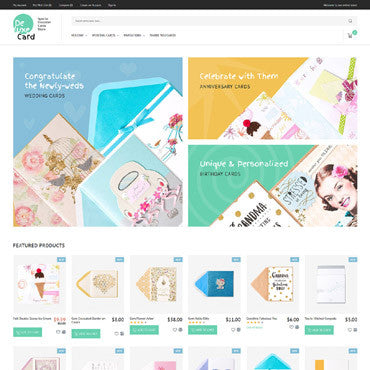 Gift Card Magento Website Design - GoWebBaby.Com