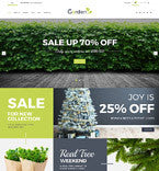 Garden Products Website - Shopify Themes - GoWebBaby.Com