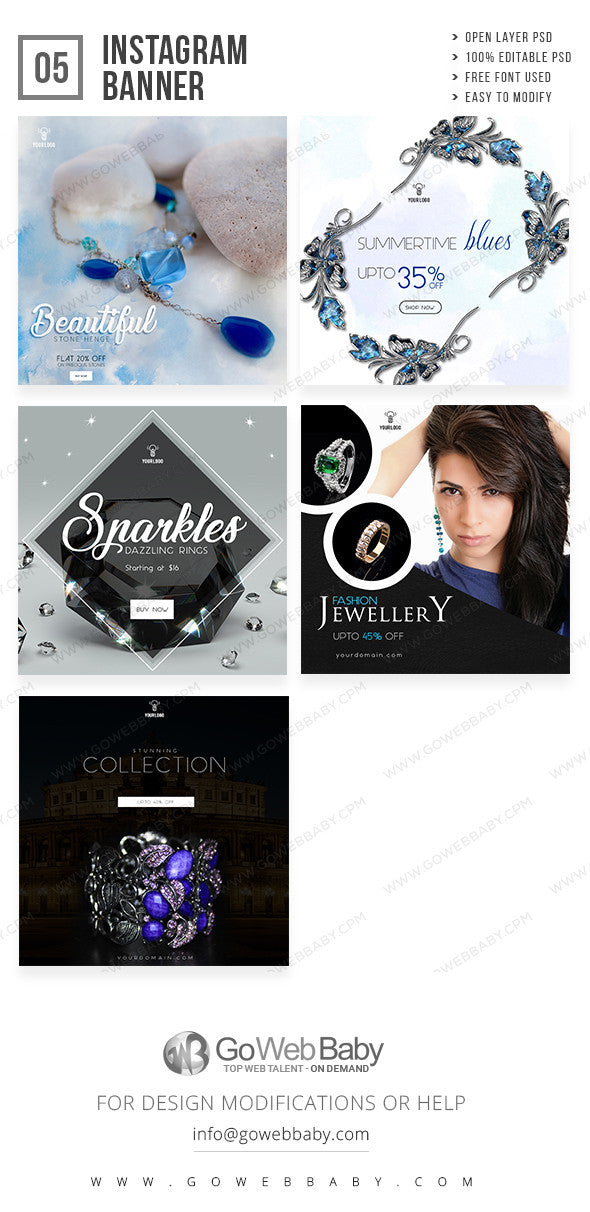 Jewelry discount instagram ad