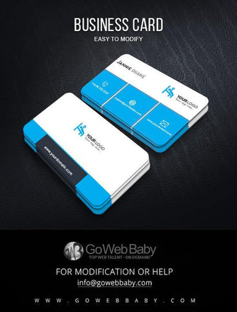 Business Card Design For Gym Fitness Store - GoWebBaby.Com