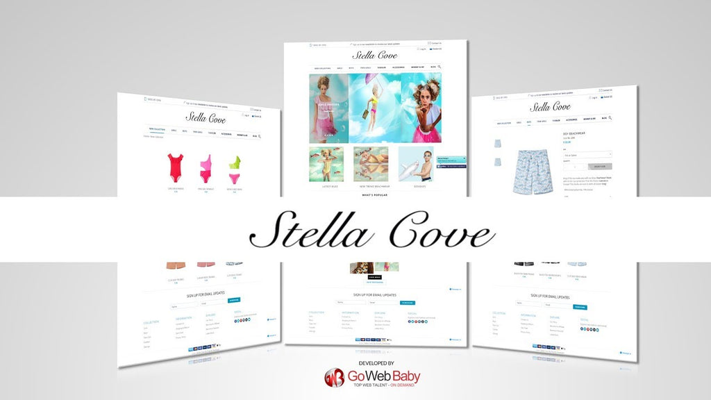 Kids Clothing eCommerce Store Designed By GoWebBaby