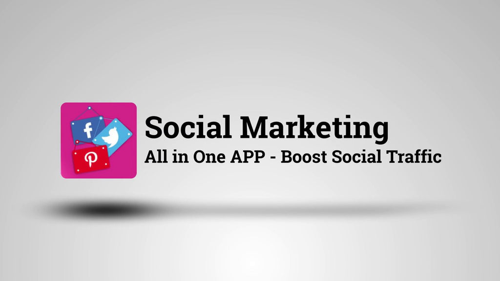 Social Marketing All in One APP - Boost Social Traffic