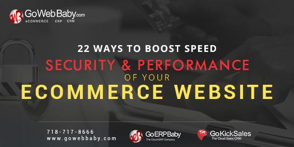 How to Boost Security & Performance of Ecommerce Website - GoWebBaby.Com