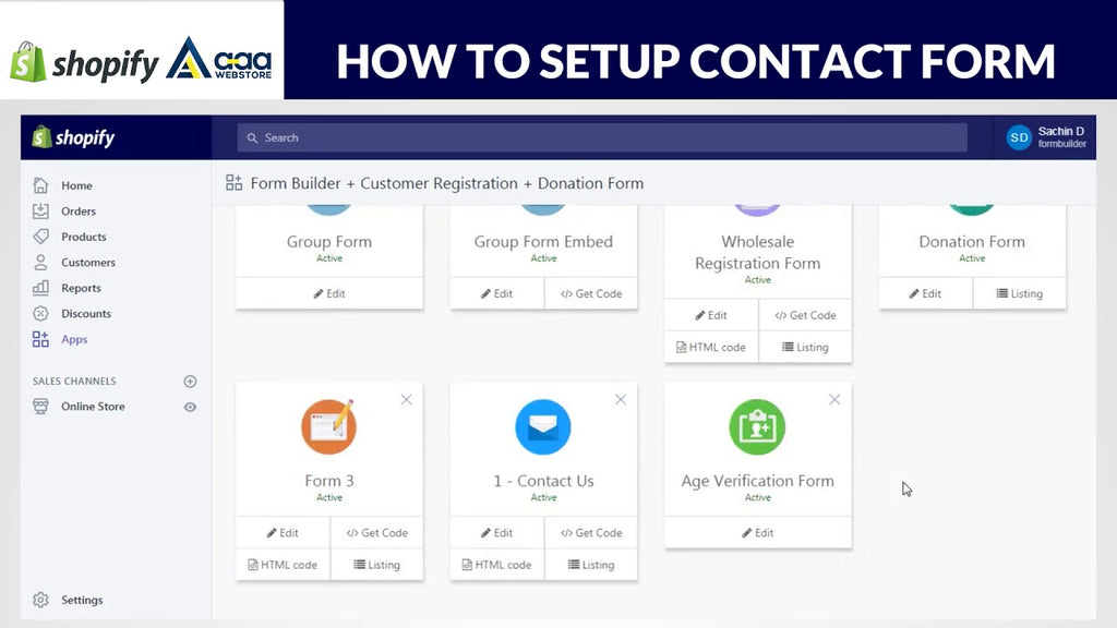 FORM APP HOW TO MAKE CONTACT FORM