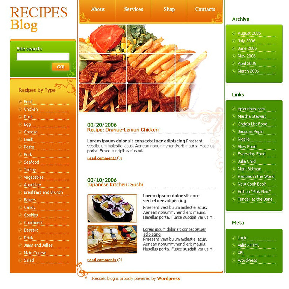 WordPress Themes - GoWebBaby.Com