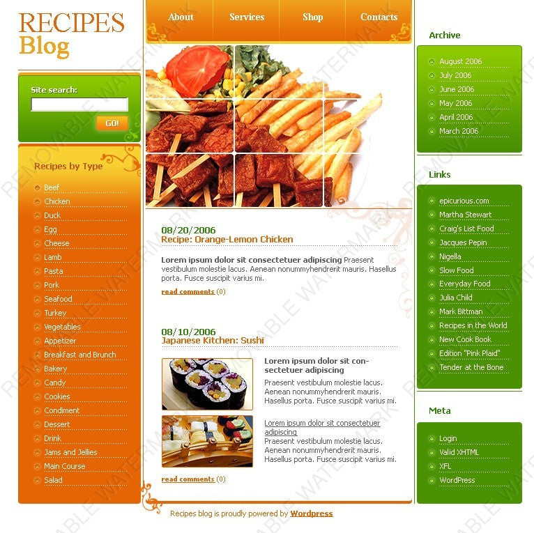 WordPress Themes - GoWebBaby.Com