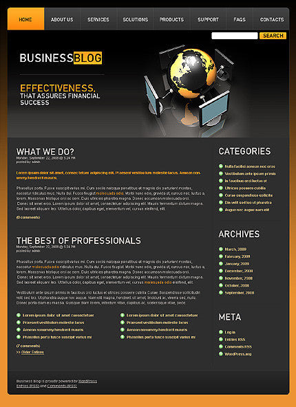 WordPress Themes - GoWebBaby.Com
