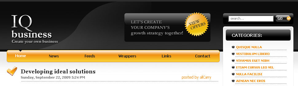 WordPress Themes - GoWebBaby.Com