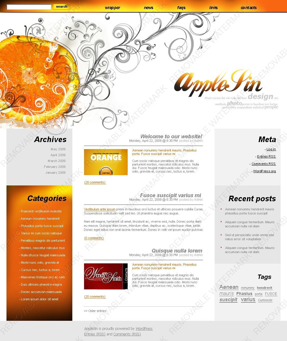 WordPress Themes - GoWebBaby.Com