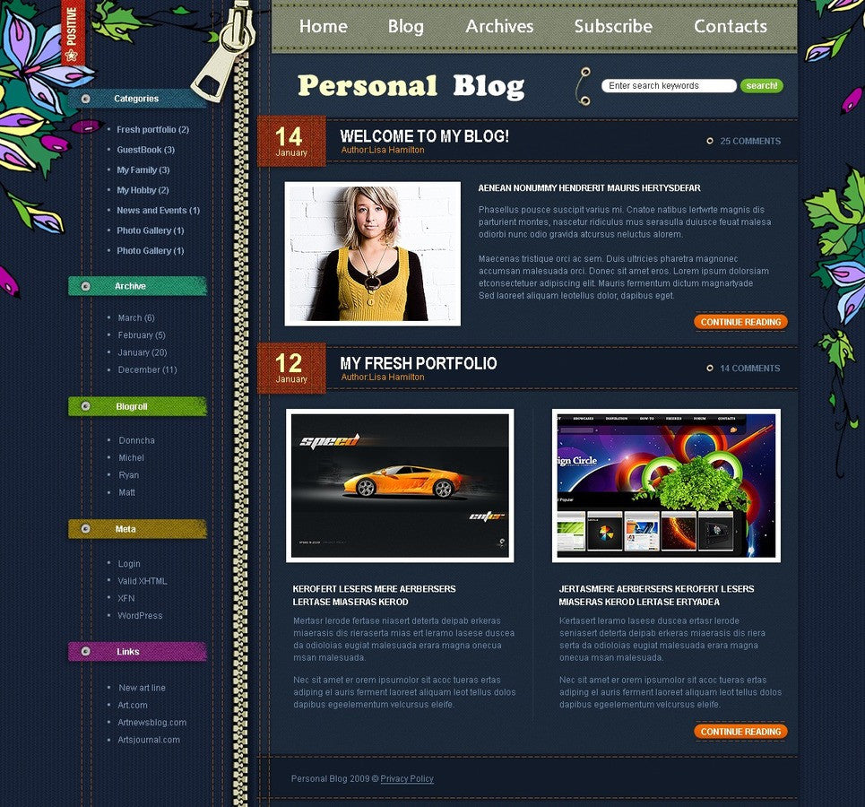 WordPress Themes - GoWebBaby.Com