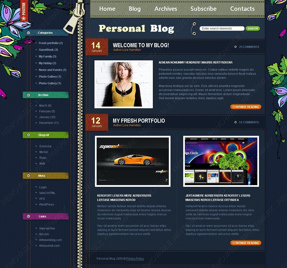 WordPress Themes - GoWebBaby.Com