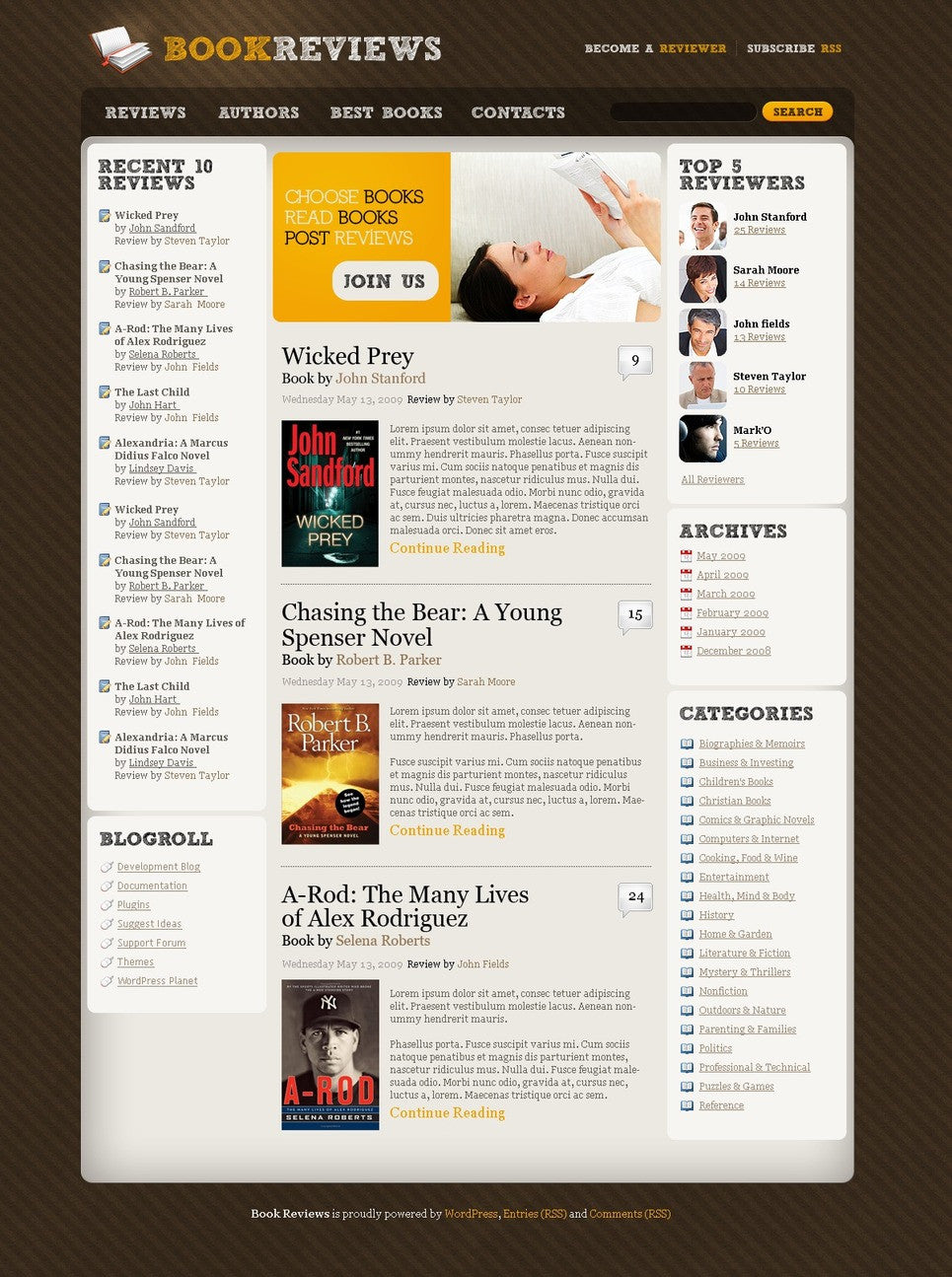 WordPress Themes - GoWebBaby.Com