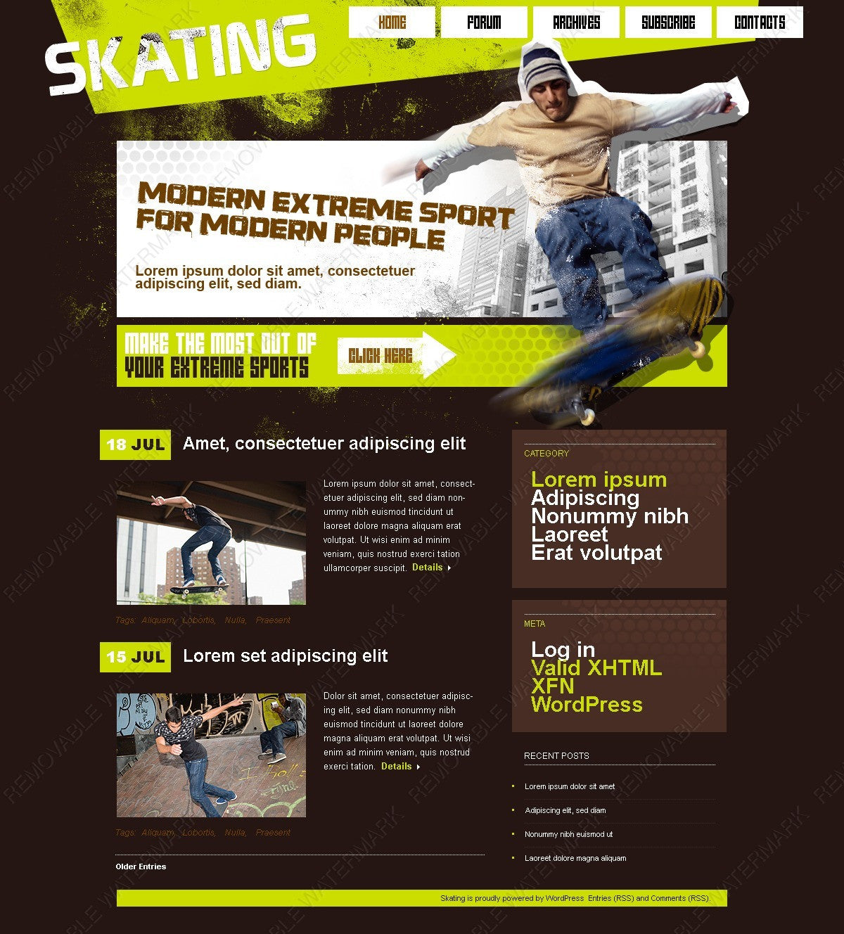 WordPress Themes - GoWebBaby.Com