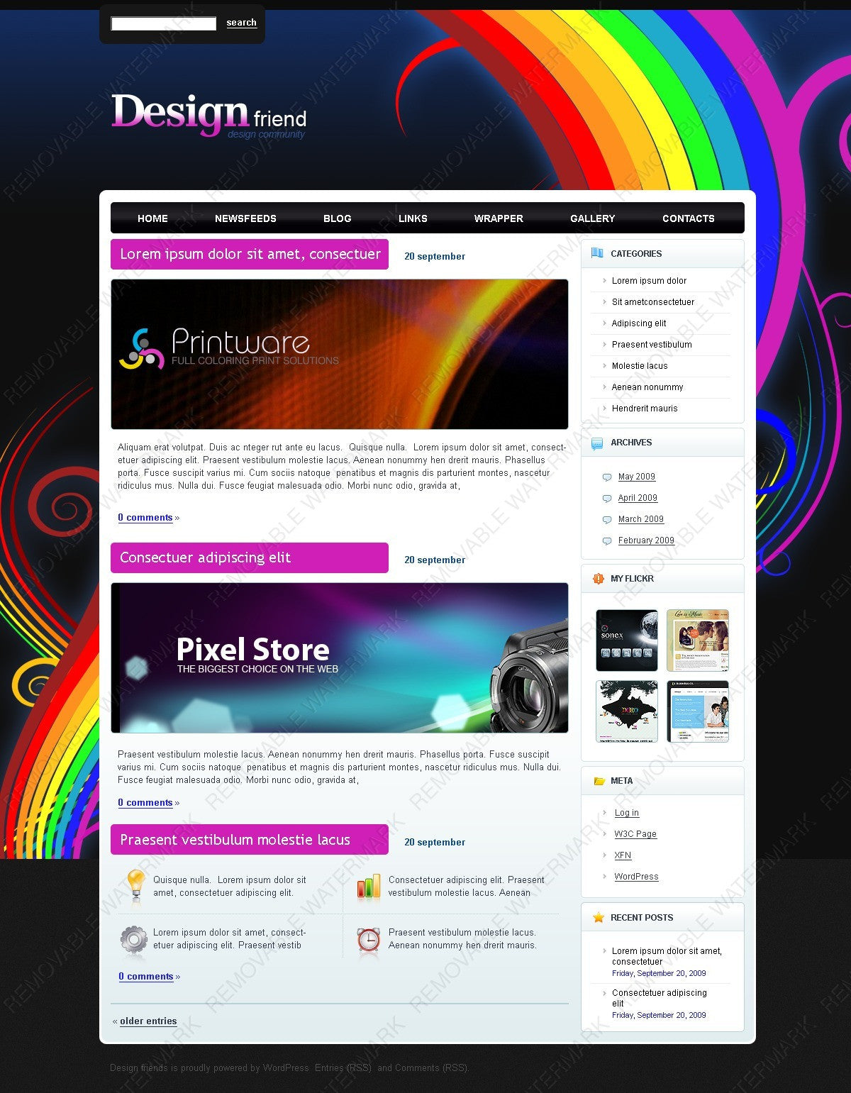WordPress Themes - GoWebBaby.Com