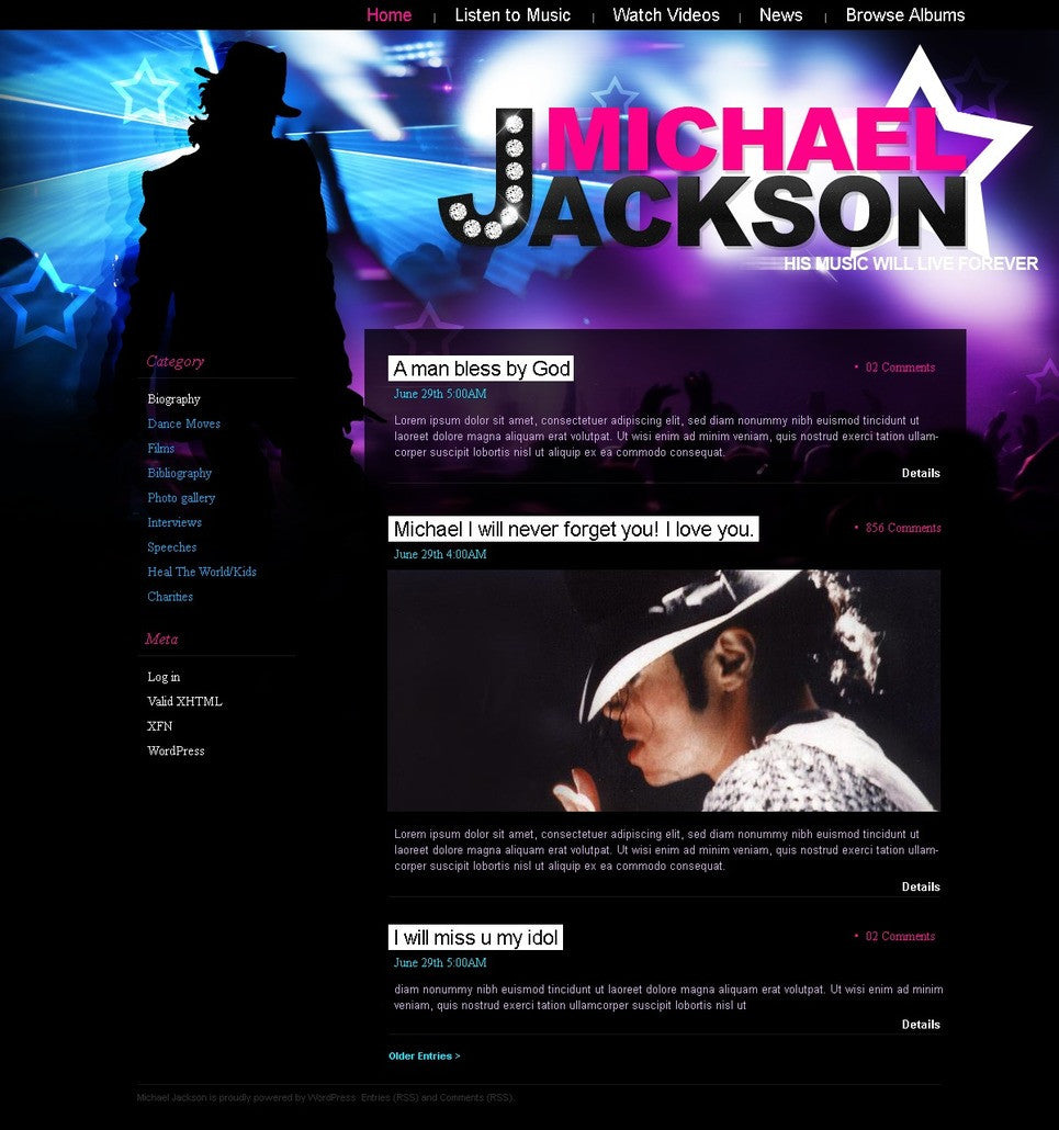 WordPress Themes - GoWebBaby.Com