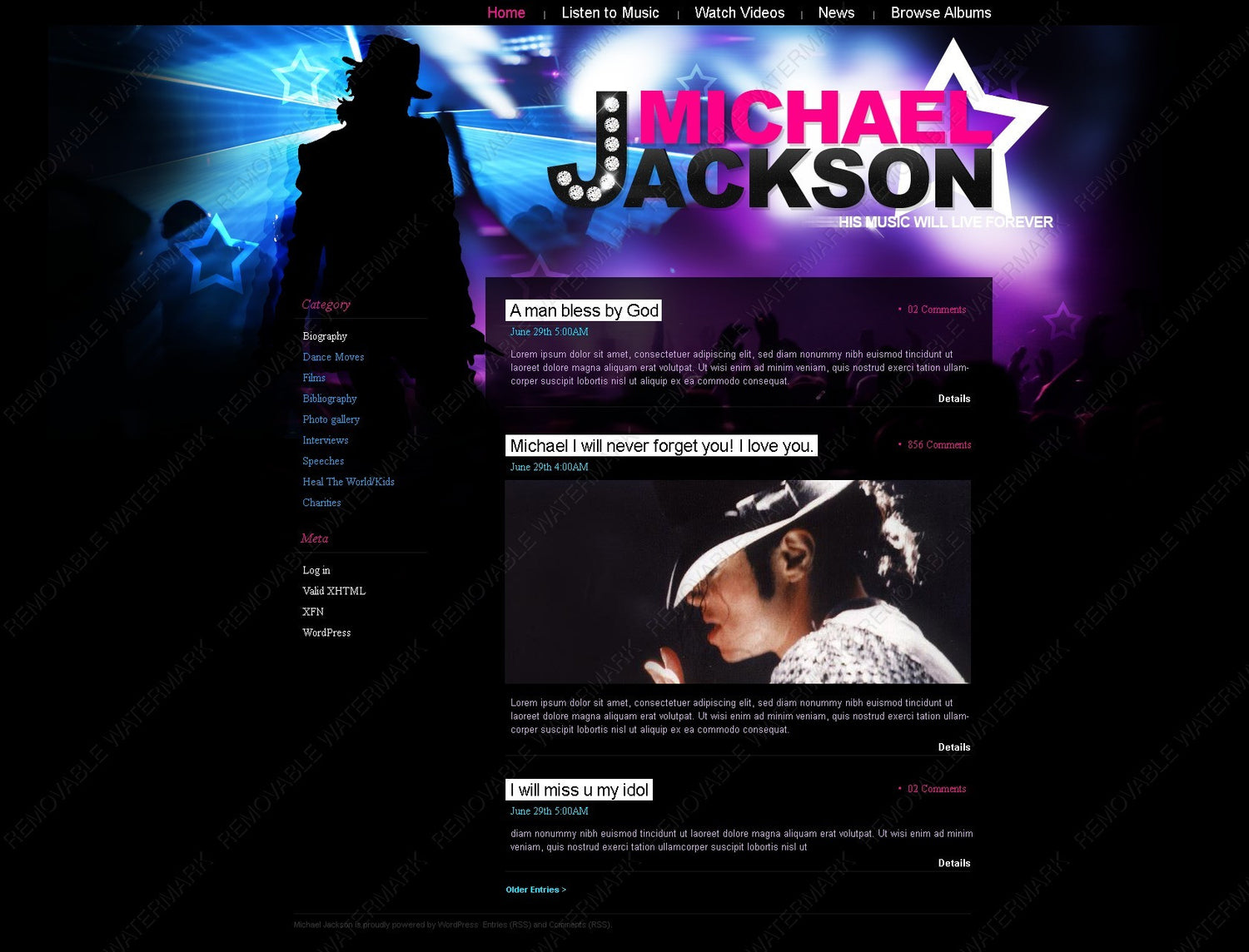 WordPress Themes - GoWebBaby.Com