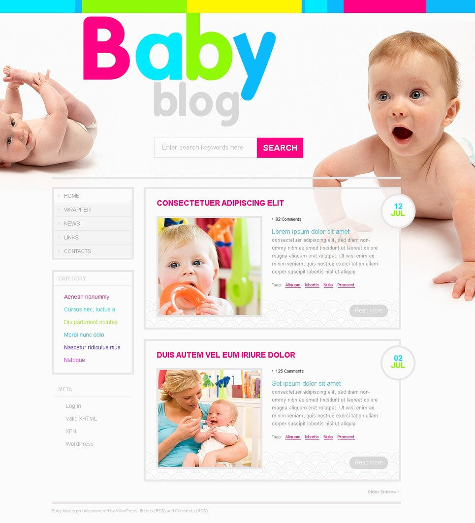 WordPress Themes - GoWebBaby.Com