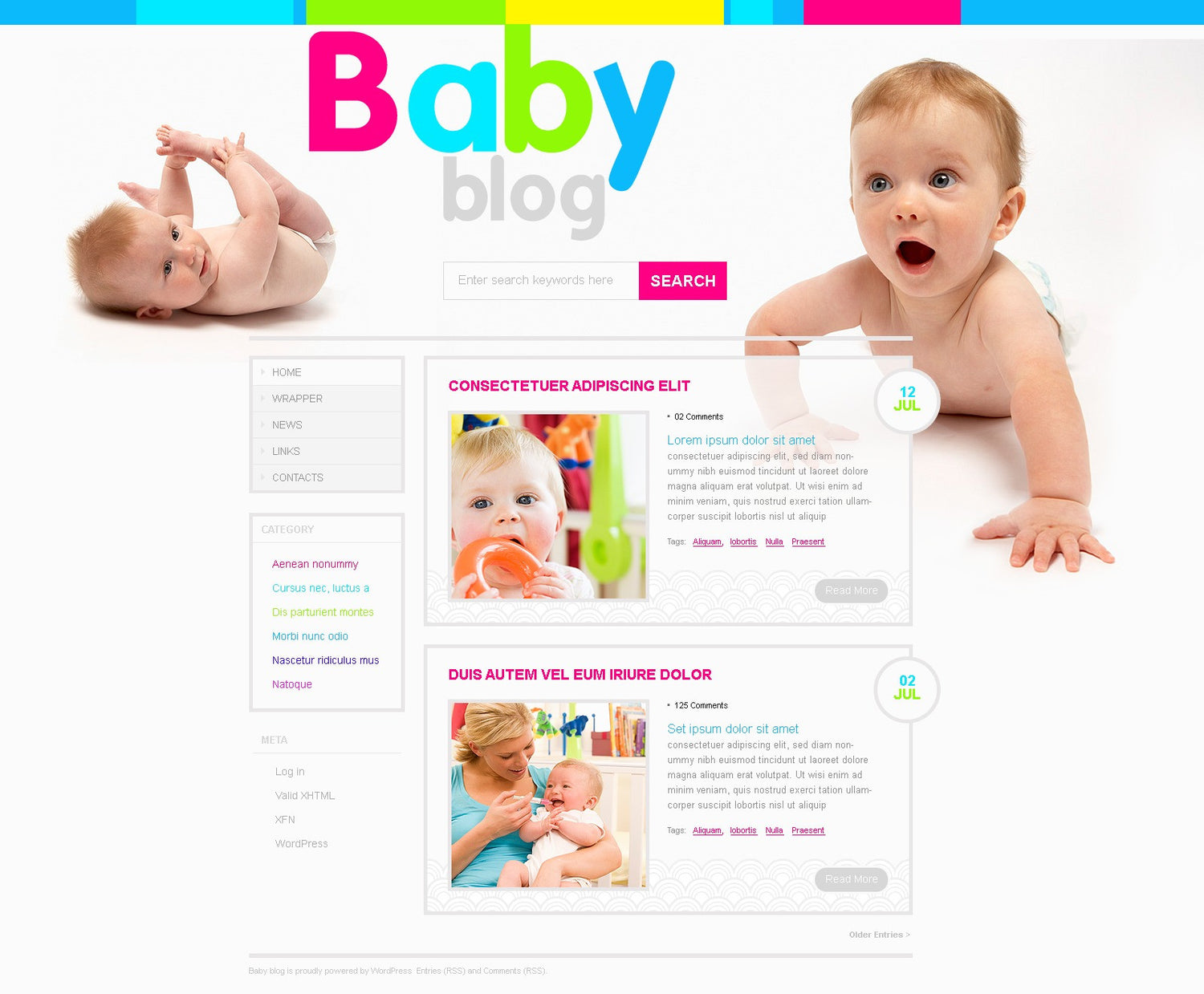 WordPress Themes - GoWebBaby.Com