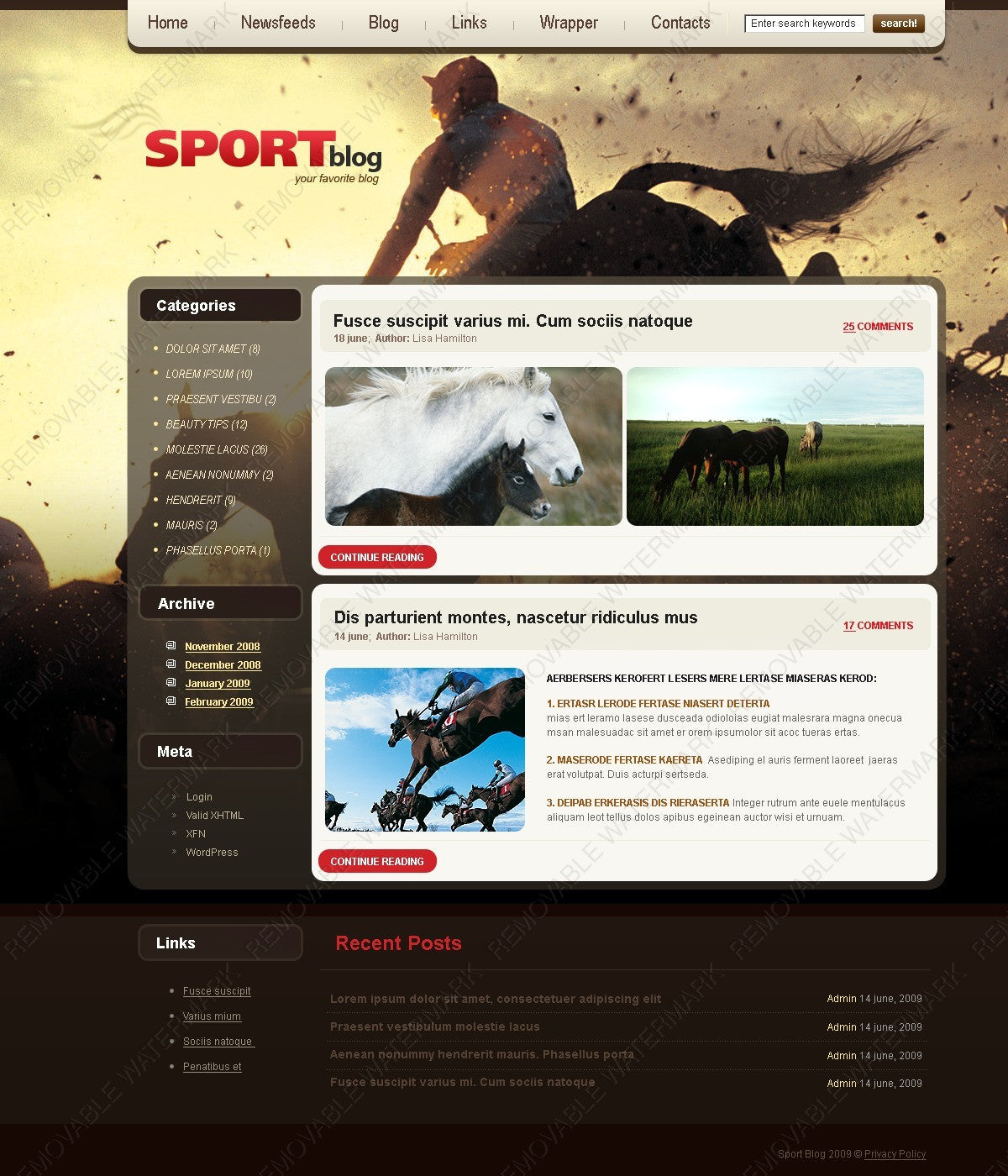 WordPress Themes - GoWebBaby.Com