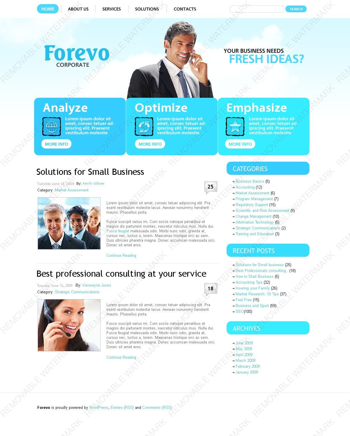 WordPress Themes - GoWebBaby.Com