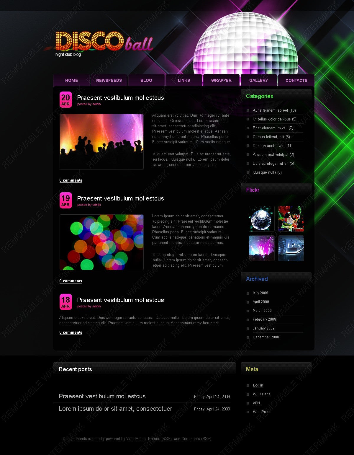 WordPress Themes - GoWebBaby.Com