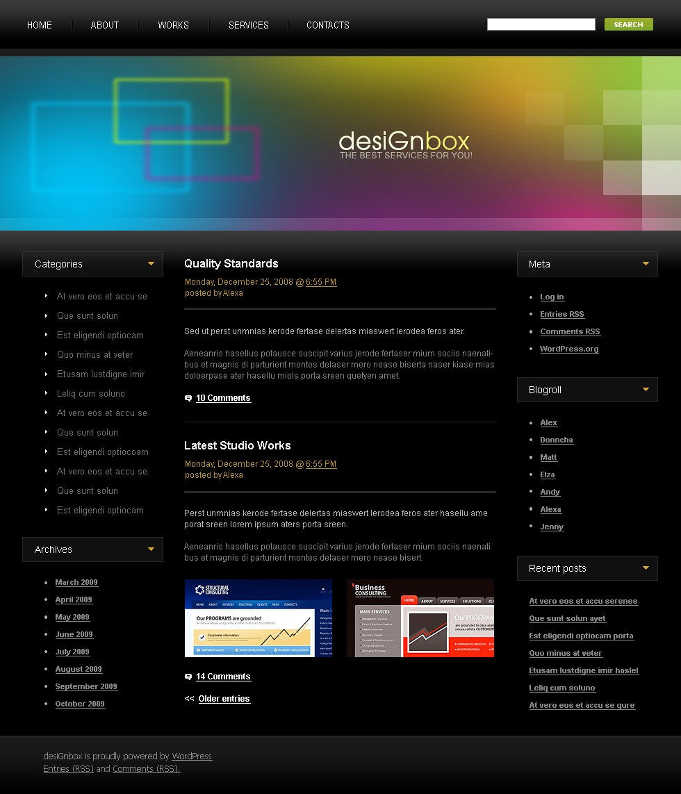 WordPress Themes - GoWebBaby.Com