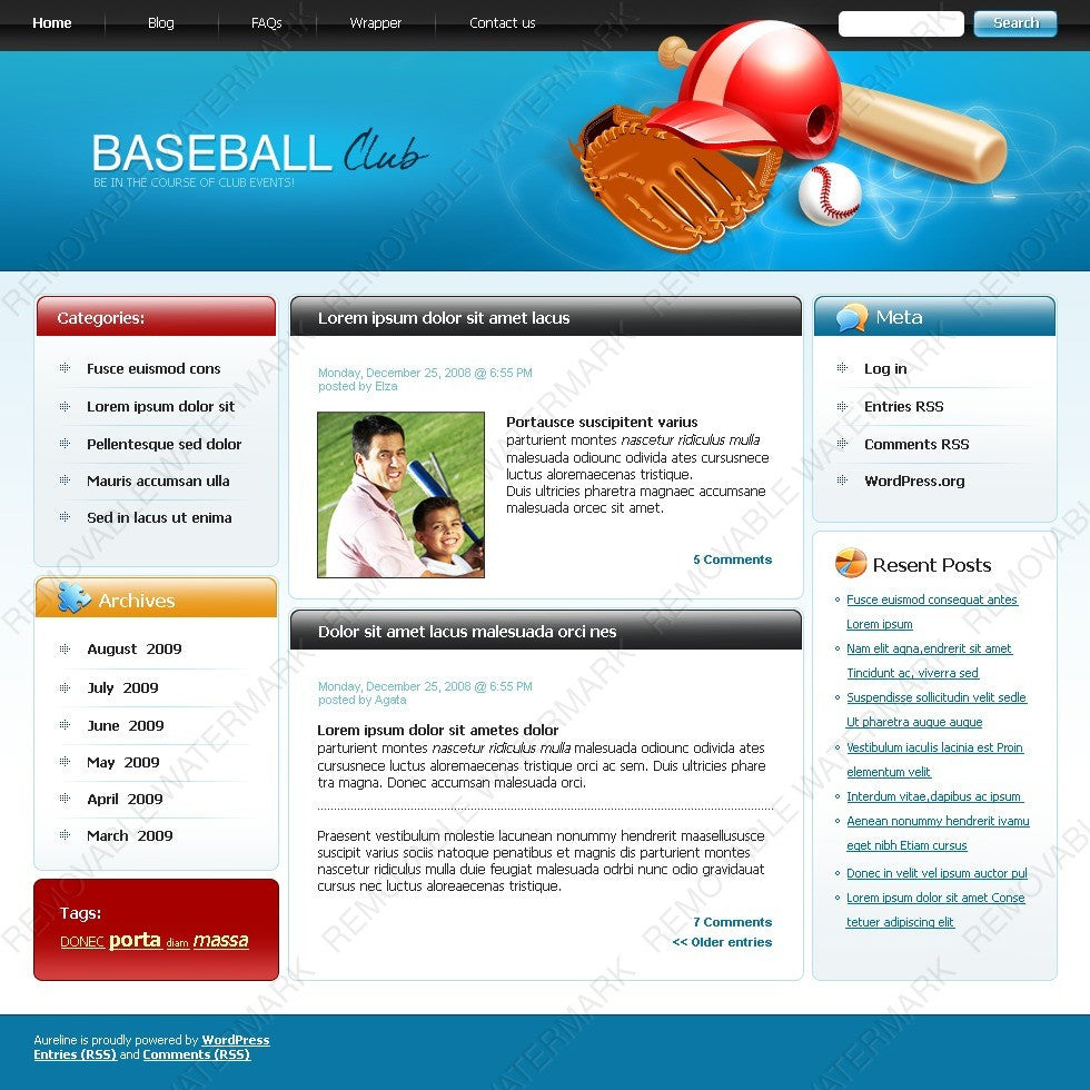 WordPress Themes - GoWebBaby.Com