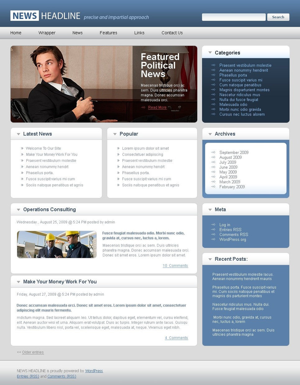 WordPress Themes - GoWebBaby.Com