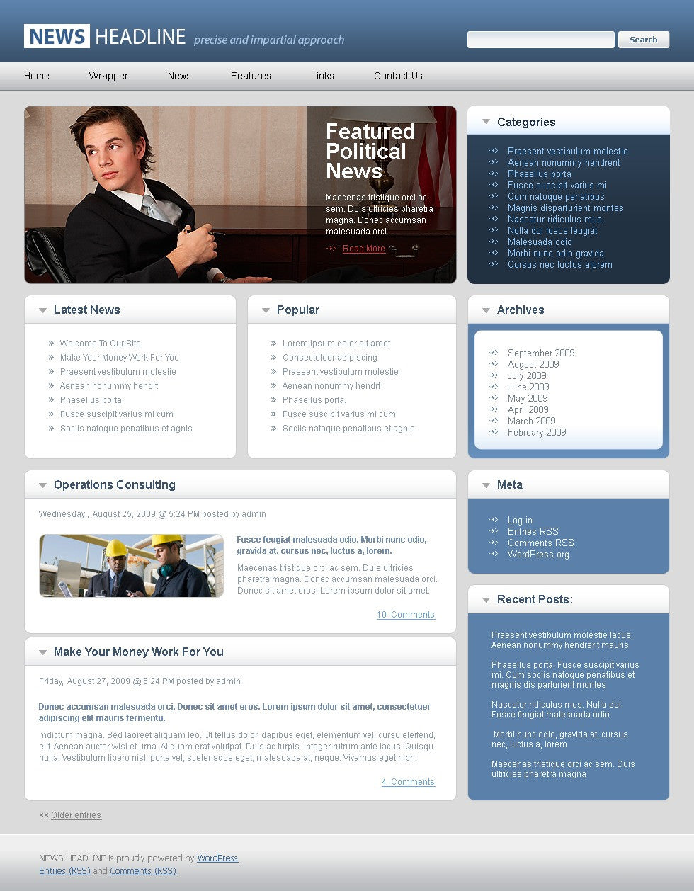 WordPress Themes - GoWebBaby.Com